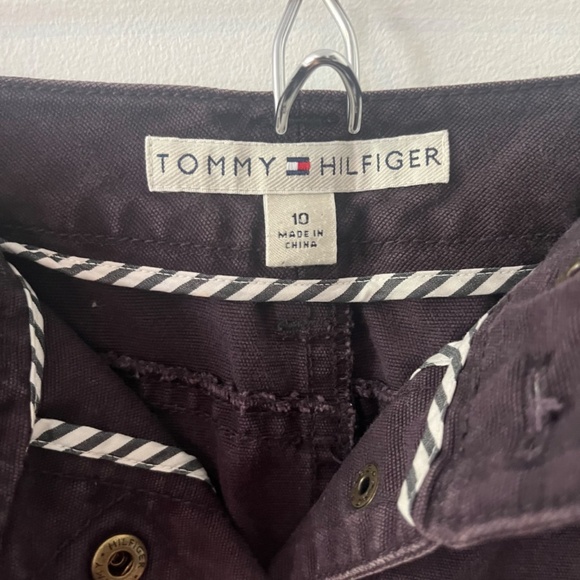 Purple Tommy Hilfiger denim skirt with metallic buttons - Picture 4 of 4